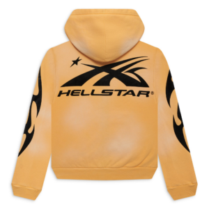 Hellstar Sports Zip-Up Yellow Hoodies